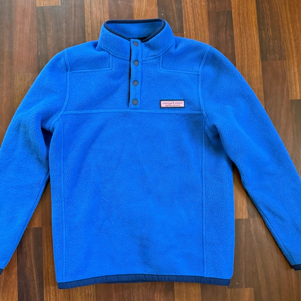 Vineyard Vines Blue Fleece Pullover - KIDS!